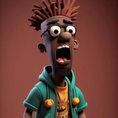 Adorable Shock: Cute Boy Poster to Brighten Your Space!