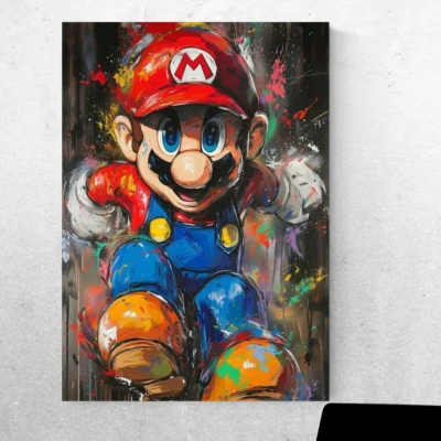 Level Up Your Space with a Mario Bros Metal Poster!
