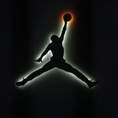 Light up your court! MJ Jumpman (Metal Poster)