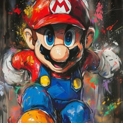 Level Up Your Space with a Mario Bros Metal Poster!