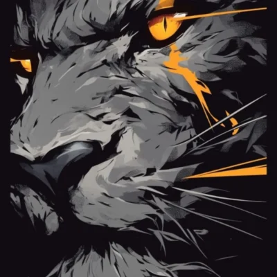 Roar with Style: Elevate Your Space with Lion Metal Poster