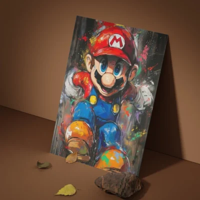 Level Up Your Space with a Mario Bros Metal Poster!