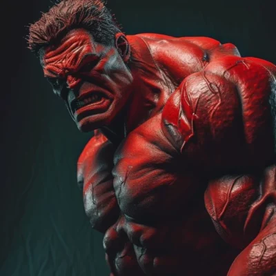 Unleash the Rage: Angry Hulk Unframed Poster!