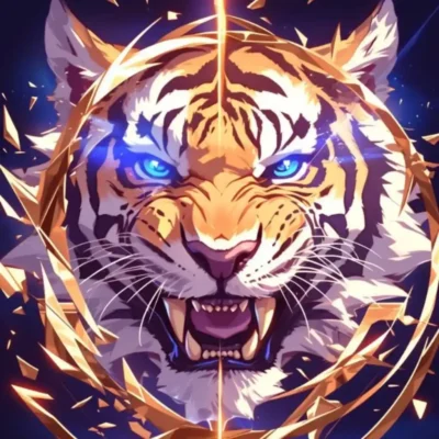 Unleash Your Wild Side with a Striking Tiger Metal Poster!