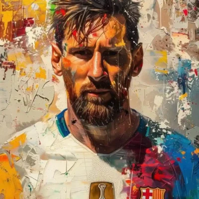 Transform your space with the legendary Lionel Messi tapestry!