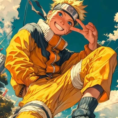 Ninja vibes: Own the legend with this Naruto metal poster!
