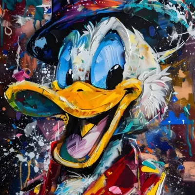 Bring nostalgia home with this iconic Donald Duck metal poster!