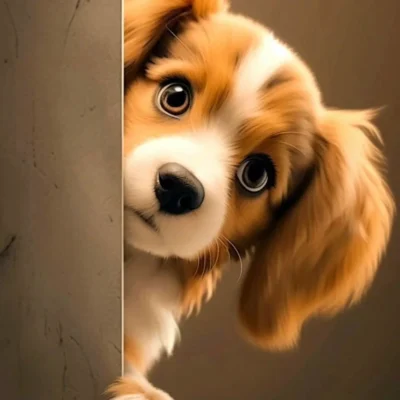 Adorable Pup Art: Elevate Your Space with a Cute Dog Poster!