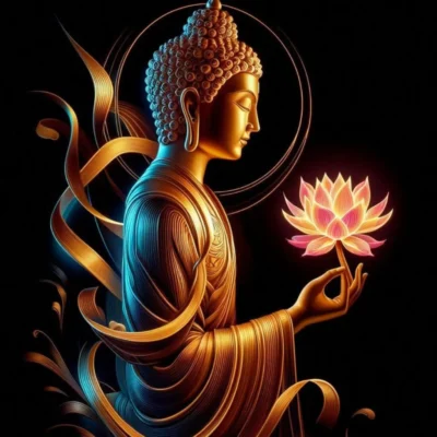 Serene Buddha Metal Poster – Elevate Your Space with Tranquility and Peace
