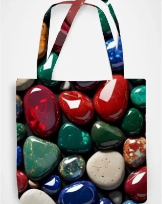 Vibrant Stone Printed Tote Bags: A Unique Collection for Every Style