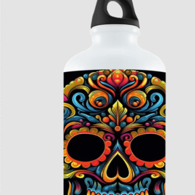Skull Face White Sipper Bottle 750 ML